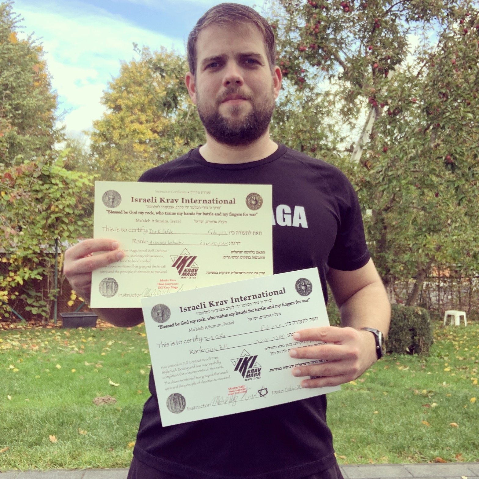 Prüfung Krav Maga Instruktor und Kickboxen