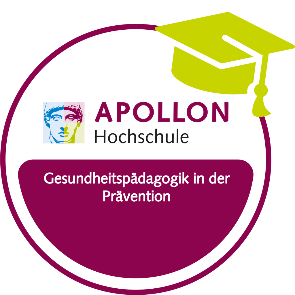 Apollon Hichschule Badge Gesundheitspädagoggik in Prävention Dirk Oefele